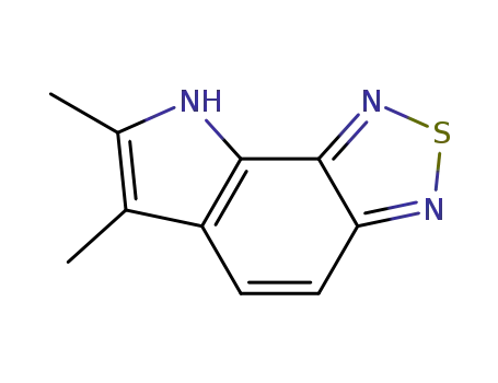 6,7-Dimethyl-<1,2,5>thiadiazolo<3,4-g>indole