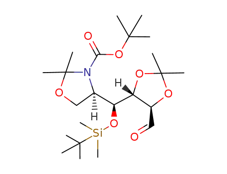 5-<(tert-Butoxycarbonyl)amino>-4-O-(tert-butyldimethylsilyl)-5-deoxy-2-O,3-O-isopropylidene-5-N,6-O-isopropylidene-D-galactose