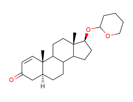 Androst-1-en-3-one,17-[(tetrahydro-2H-pyran-2-yl)oxy]-, (5a,17b)- (9CI)