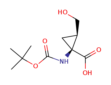 (1S,2R)-1-<N-<(tert-butoxy)carbonyl>amino>-2-(hydroxymethyl)cyclopropanecarboxylic acid