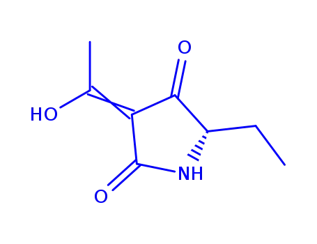 2,4-피롤리딘디온, 5-에틸-3-(1-히드록시에틸리덴)-, [S-(Z)]-(9CI)