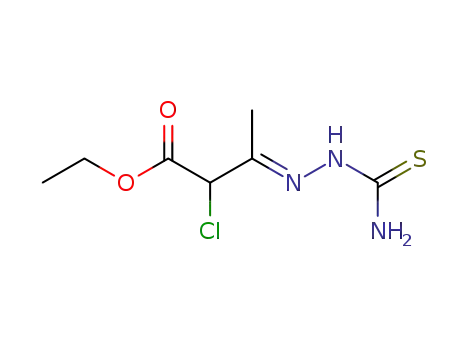 2-chloro-3-thiosemicarbazono-butyric acid ethyl ester