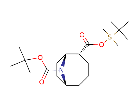 9-Azabicyclo[4.2.1]nonane-2,9-dicarboxylicacid, 9-(1,1-dimethylethyl) 2-[(1,1-dimethylethyl)dimethylsilyl] ester,(1R,2R,6R)-rel-