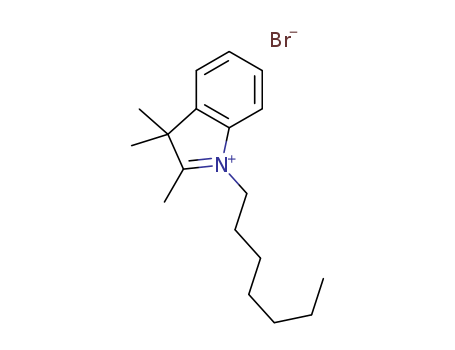 3H-INDOLIUM,1-HEPTYL-2,3,3-TRIMETHYL-,BROMIDE