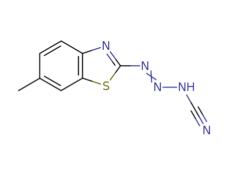 3-TRIAZ-1-ENECARBONITRILE,1-(6-METHYL-2-BENZOTHIAZOLYL)-