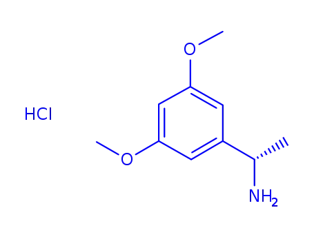 Molecular Structure of 1257106-72-1 ((R)-1-(3,5-DIMETHOXYPHENYL)ETHANAMINE)