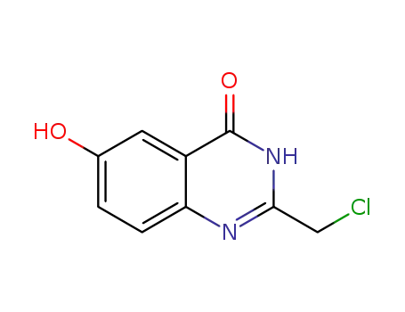 Molecular Structure of 1258977-05-7 (2-ChloroMethyl-6-hydroxy-1H-quinazolin-4-one)