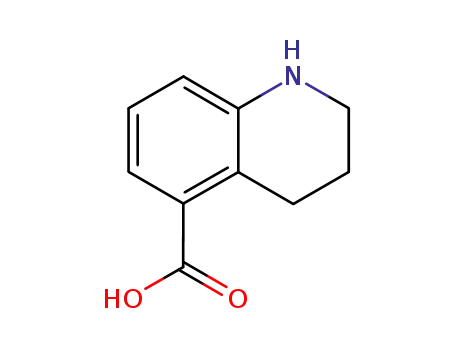 Molecular Structure of 114527-54-7 (1,2,3,4-TETRAHYDROQUINOLINE-5-CARBOXYLIC ACID)