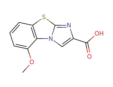 Molecular Structure of 113508-90-0 (5-METHOXYIMIDAZO[2,1-B]BENZOTHIAZOLE-2-CARBOXYLIC ACID)
