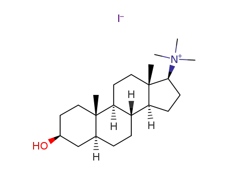 Ammonium, (3-beta-hydroxy-5-alpha-androstan-17-beta-yl)trimethyl-, iodide