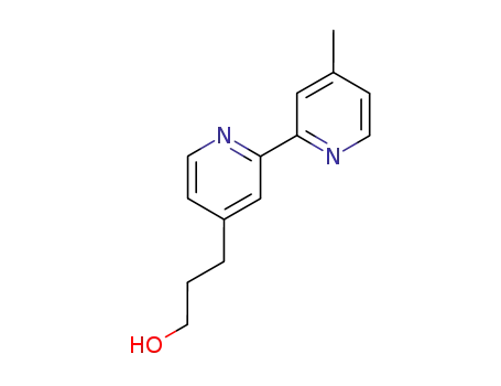 Molecular Structure of 114549-79-0 (3-(4'-methyl-[2,2'-bipyridin]-4-yl)propan-1-ol)