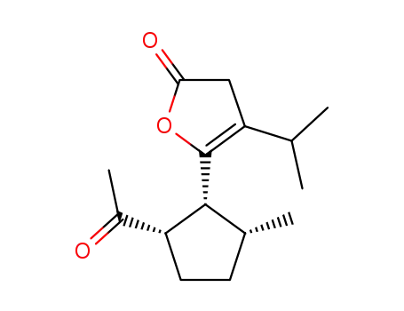 5-((1R,2S,5R)-2-Acetyl-5-methyl-cyclopentyl)-4-isopropyl-3H-furan-2-one