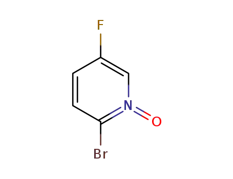 Molecular Structure of 935534-39-7 (2-Bromo-5-fluoropyridine 1-oxide)