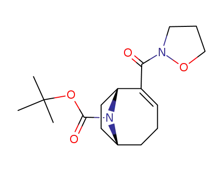 tert-butyl (1R)-2-(1,2-oxazolidin-2-ylcarbonyl)-9-azabicyclo[4.2.1]non-2-ene-9-carboxylate