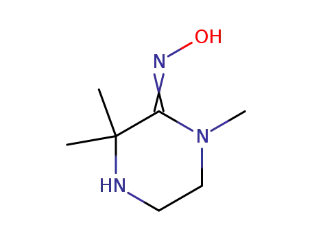 Piperazinone,  1,3,3-trimethyl-,  oxime  (9CI)