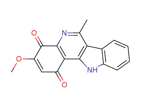 Molecular Structure of 113698-22-9 (3-methoxy-6-methyl-1H-indolo[3,2-c]quinoline-1,4(11H)-dione)