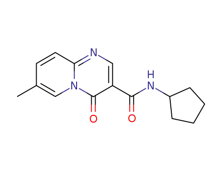 4H-Pyrido(1,2-a)pyrimidine-3-carboxamide, N-cyclopentyl-7-methyl-4-oxo-