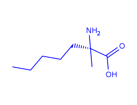 Heptanoic acid, 2-amino-2-methyl-, (2S)- (9CI)