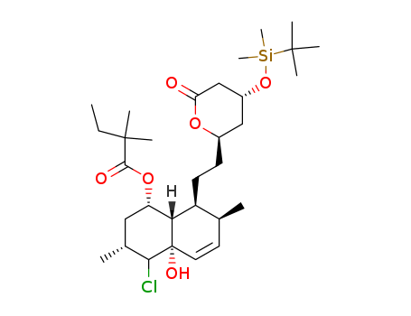 4-tert-Butyldimethylsilyl-5’-chloro-4a’-hydroxy Simvastatin