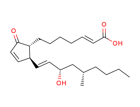 (E)-7-[(1R,2S)-2-[(E,3S,5S)-3-hydroxy-5-methylnon-1-enyl]-5-oxocyclopent-3-en-1-yl]hept-2-enoic acid