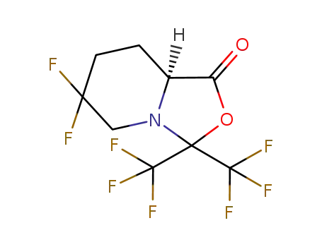 6,6-difluoro-3,3-bis-trifluoromethyl-tetrahydro-oxazolo[3,4-<i>a</i>]pyridin-1-one