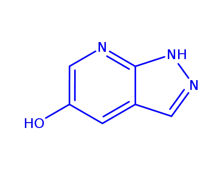 Molecular Structure of 1256818-99-1 (1H-pyrazolo[3,4-b]pyridin-5-ol)