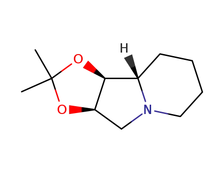 (3aR,9aS,9bS)-2,2-dimethyloctahydro-[1,3]dioxolo[4,5-a]indolizine