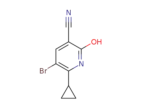 5-bromo-6-cyclopropyl-2-hydroxynicotinonitrile
