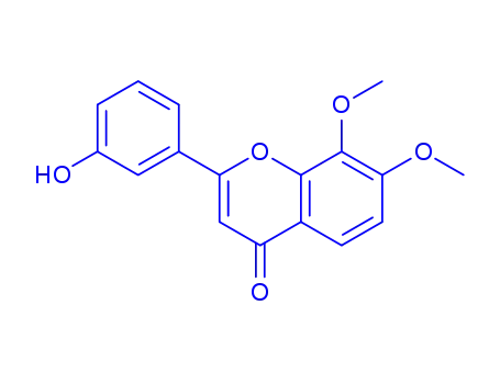 2-(3-히드록시페닐)-7,8-디메톡시-크로멘-4-온