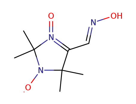 Molecular Structure of 113715-28-9 (4-Aldoximino-2,2,5,5-tetramethyl-3-imidazoline3-oxide1-oxyl)