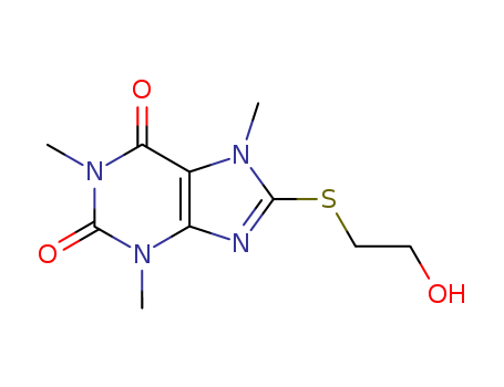 8-(2-hydroxyethylsulfanyl)-1,3,7-trimethylpurine-2,6-dione