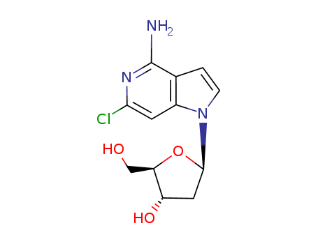 2-CHLORO-2'-DEOXY-3,7-DIDEAZAADENOSINE