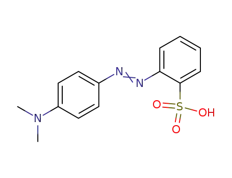 Molecular Structure of 125165-73-3 (2-(4-dimethylaminophenyl)diazenylbenzenesulfonic acid)