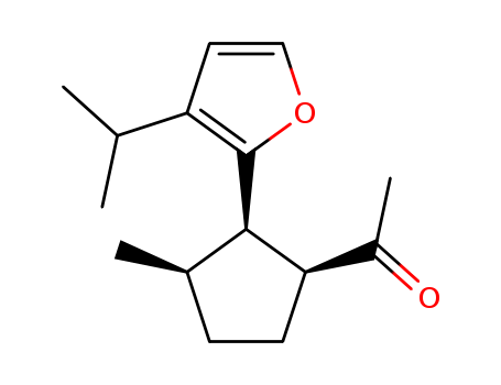 1-[(1S)-3α-Methyl-2α-(3-isopropylfuran-2-yl)cyclopentan-1α-yl]ethanone