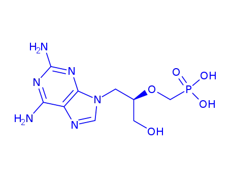 9-(3-hydroxy-2-phosphonomethoxypropyl)-2,6-diaminopurine