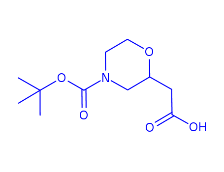 N-Boc-morpholine-2-acetic acid cas no. 766539-28-0 98%