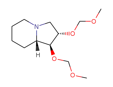 (1S,2S,8aS)-1,2-Bis(methoxymethoxy)indolizidine