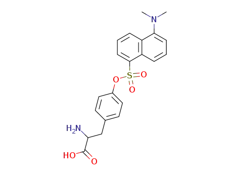 Molecular Structure of 1252-04-6 (O-DANSYL-L-TYROSINE FREE ACID)