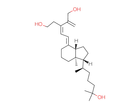 (3E)-3-[(2E)-2-[(1R,3aR,7aS)-1-(6-hydroxy-6-methylheptan-2-yl)-7a-methyl-2,3,3a,5,6,7-hexahydro-1H-inden-4-ylidene]ethylidene]-2-methylidenepentane-1,5-diol