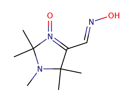 Molecular Structure of 70183-45-8 (4-HYDROXYIMINOMETHYL-1,2,5,5-PENTAMETHYL-3-IMIDAZOLINE-3-OXIDE)