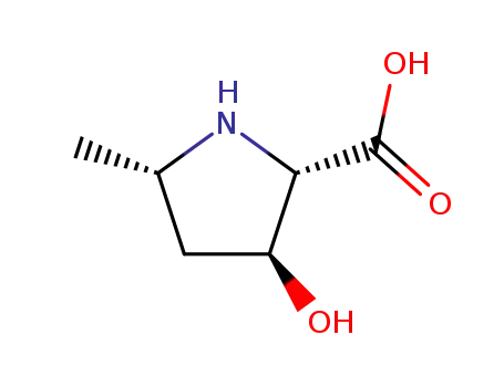 Molecular Structure of 114882-73-4 (L-Proline, 3-hydroxy-5-methyl-, (3S,5S)- (9CI))
