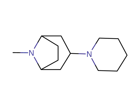Molecular Structure of 125541-18-6 (EXO-3-(1-PIPERDINYL)TROPANE)