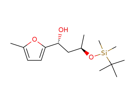 (1R,3R)-3-(tert-Butyl-dimethyl-silanyloxy)-1-(5-methyl-furan-2-yl)-butan-1-ol