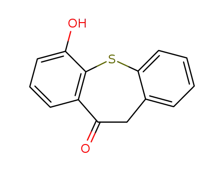 Molecular Structure of 58722-14-8 (6-hydroxydibenzo<b,f>thiepin-10(11H)-one)