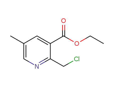 Molecular Structure of 124796-97-0 (2-ChloroMethyl-5-Methyl-nicotinic acid ethyl ester)