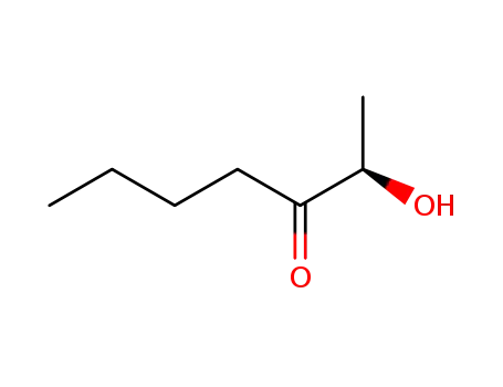 Molecular Structure of 125850-19-3 (3-Heptanone, 2-hydroxy-, (R)- (9CI))