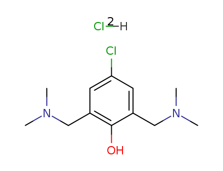 Phenol,4-chloro-2,6-bis[(dimethylamino)methyl]-, hydrochloride (1:2)