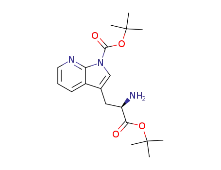 tert-butyl α-amino-β-(1-tert-butyloxycarbonyl-7-azaindolyl)propionate