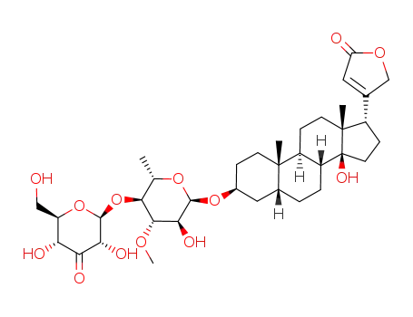 17α-digitoxigenin β-D-glucos-3-ulosyl-(1->4)-α-L-thevetoside