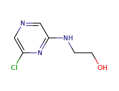 Molecular Structure of 1147998-45-5 (2-(6-chloropyrazin-2-ylamino)ethanol)
